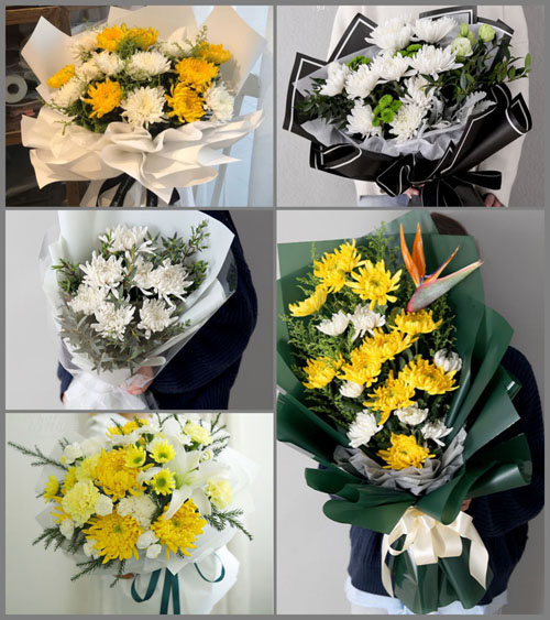 贵州毕节市赫章县平山乡呆梅沟村白事花束代送